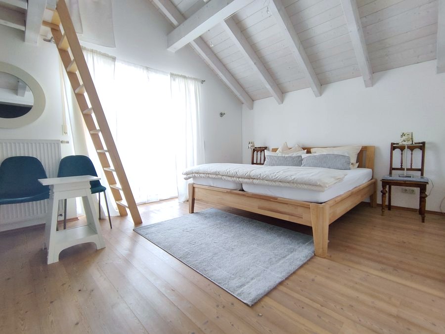 Schlafzimmer Ferienwohnung Panorama
