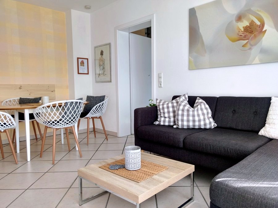 Wohnbereich Ferienwohnung Paradies